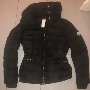 Authentic Moncler Stand-Collar Coat w/ Tucked Hood